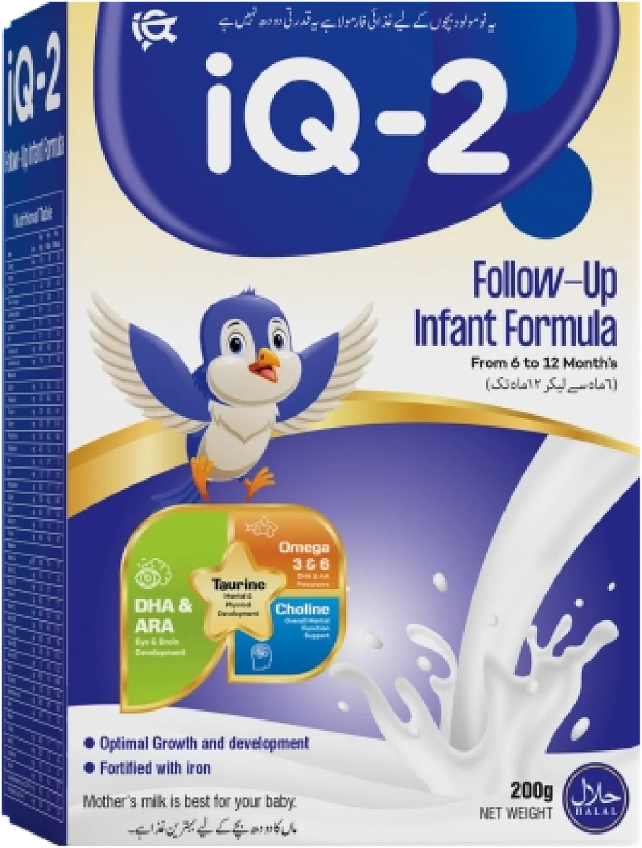 iQ-2 Follow-up Infant Formula, 200 g soft pack